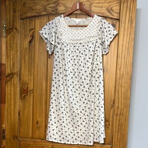 Floral Print Dress with Ruffle Detail